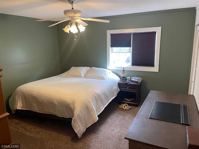 21507 County Road 560, Goodland Twp, MN 55742 - carpeted bedroom with ceiling fan