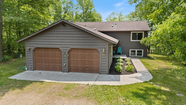 36388 Wabana Rd, Wabana Twp, MN 55744 - view of front of house with a front yard and an attached garage