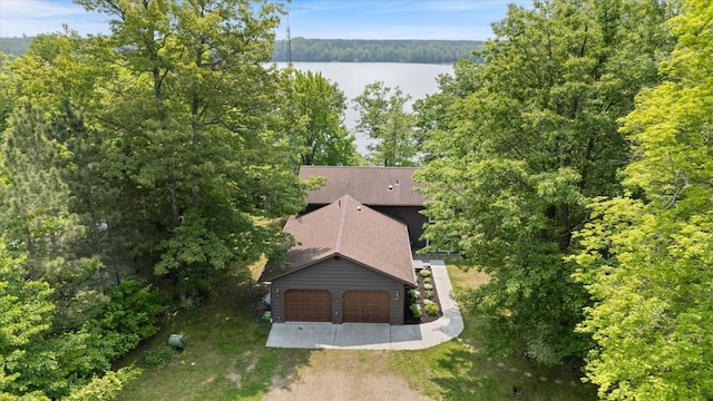 36388 Wabana Rd, Wabana Twp, MN 55744 - view from above of property with a nearby body of water and a forest