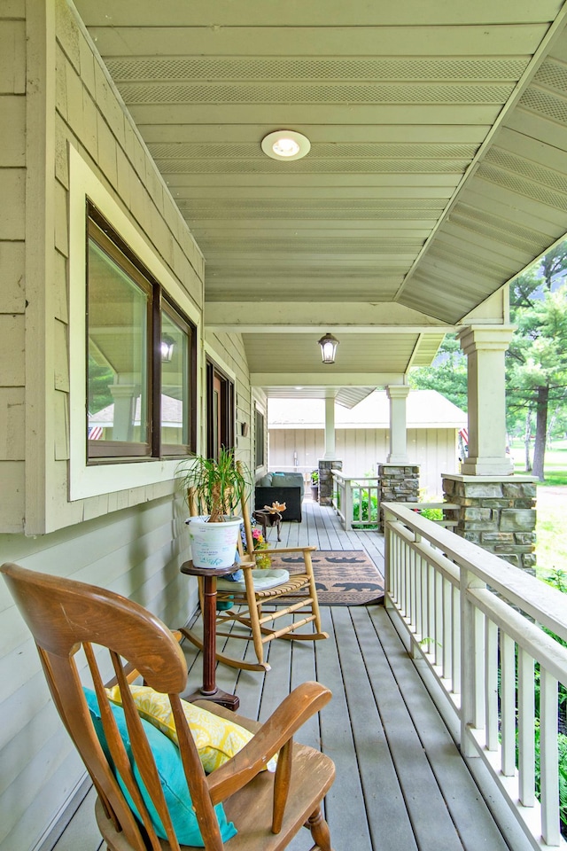 8619 Dove St, Breezy Point, MN 56472 - porch with grilling area
