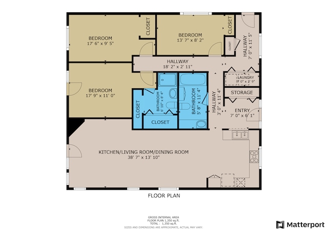 8619 Dove St, Breezy Point, MN 56472 - view of home floor plan