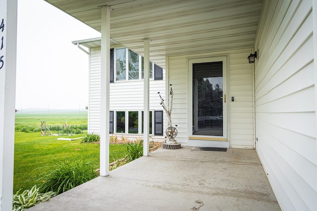 415 3rd St NW, Elgin, MN 55932 - property entrance with a yard