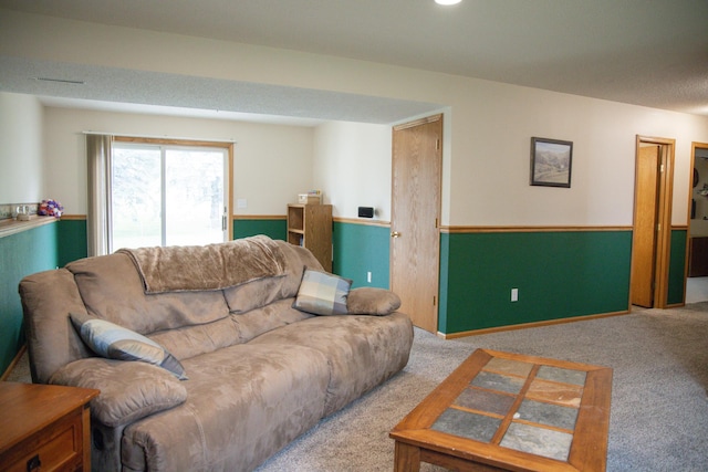 415 3rd St NW, Elgin, MN 55932 - living area featuring carpet flooring and baseboards