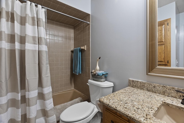 17208 Woodbine St NW, Andover, MN 55304 - full bathroom featuring vanity and shower / bathtub combination with curtain