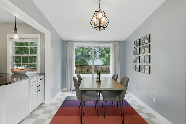 3826 Adair Ave N, Crystal, MN 55422 - dining room with light flooring and a chandelier