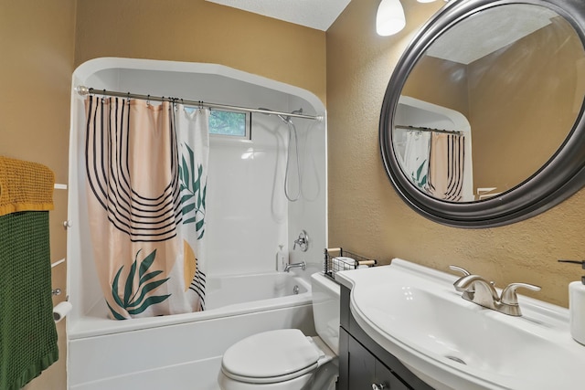 3826 Adair Ave N, Crystal, MN 55422 - full bath with a textured wall, vanity, and shower / bath combo