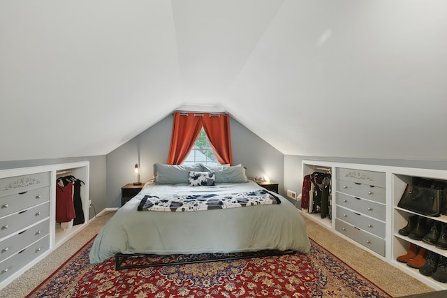 3826 Adair Ave N, Crystal, MN 55422 - bedroom with carpet and lofted ceiling