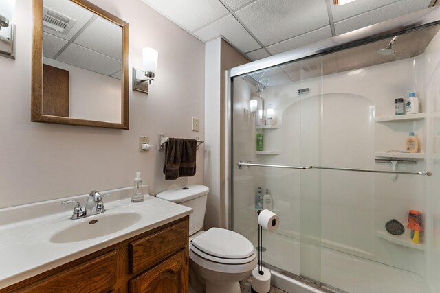 1202 Matteson St, Faribault, MN 55021 - bathroom featuring a shower stall and vanity
