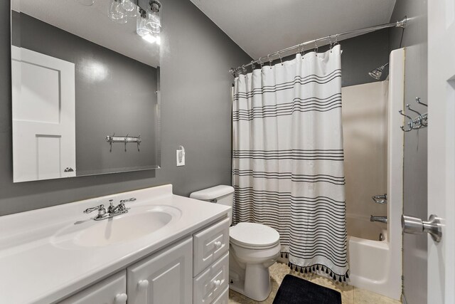 1202 Matteson St, Faribault, MN 55021 - full bathroom featuring vanity and shower / bath combo with shower curtain