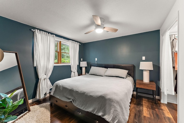 1202 Matteson St, Faribault, MN 55021 - bedroom with wood finished floors and ceiling fan