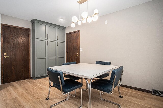 201 Elm St, Luverne, MN 56156 - dining room featuring light wood-style floors and baseboards