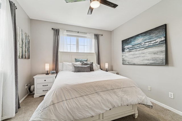 1842 Colonial Ln Unit 6, Chanhassen, MN 55317 - bedroom with light carpet and ceiling fan