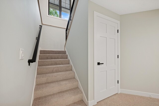 3909 54th St, Edina, MN 55424 - stairs with carpet and baseboards