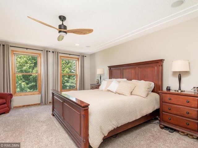 20108 Calgary Trl, Empire Twp, MN 55024 - bedroom with light colored carpet and ceiling fan