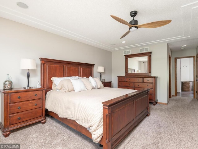 20108 Calgary Trl, Empire Twp, MN 55024 - bedroom with light colored carpet and ceiling fan