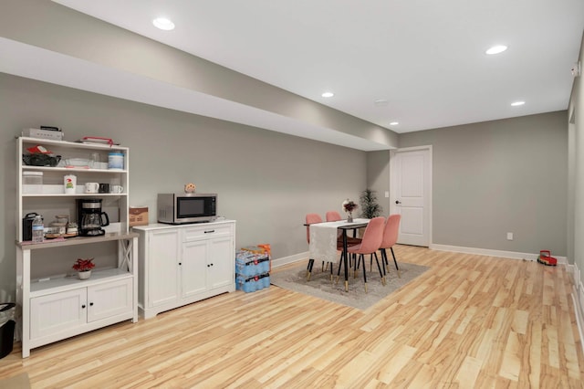 11950 75th St NE, Otsego, MN 55301 - dining space with light wood-style floors and recessed lighting
