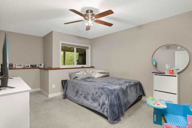 11950 75th St NE, Otsego, MN 55301 - bedroom featuring light colored carpet and ceiling fan