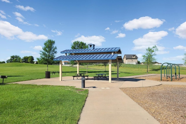 11950 75th St NE, Otsego, MN 55301 - view of community featuring a gazebo and a yard