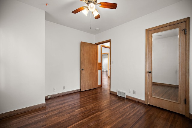 1442 Como Ave, Saint Paul, MN 55108 - unfurnished bedroom featuring wood finished floors and ceiling fan