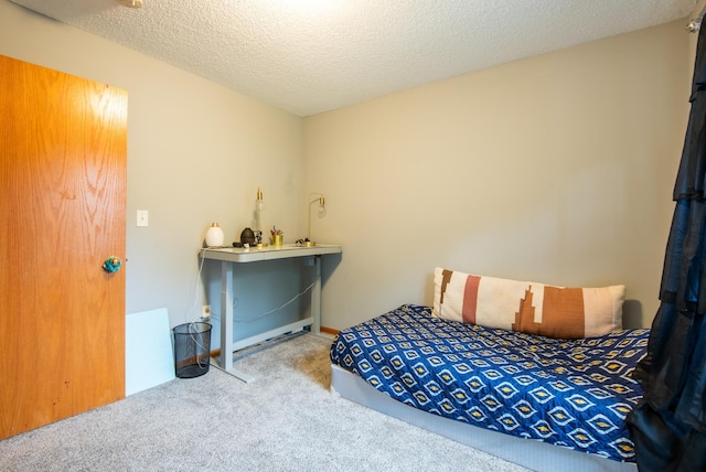 5724 4th St NE, Fridley, MN 55432 - bedroom with carpet floors and a textured ceiling