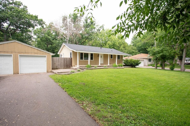 29930 Nathan Ct, Lindstrom, MN 55045 - ranch-style home with a garage and an outdoor structure