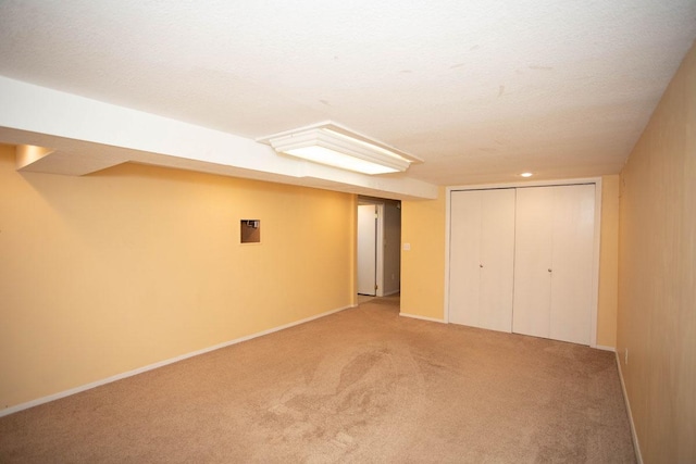 29930 Nathan Ct, Lindstrom, MN 55045 - finished below grade area featuring light carpet and baseboards