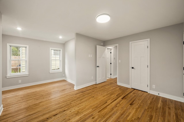 5644 Upton Ave S, Minneapolis, MN 55410 - unfurnished room with light wood-type flooring and recessed lighting