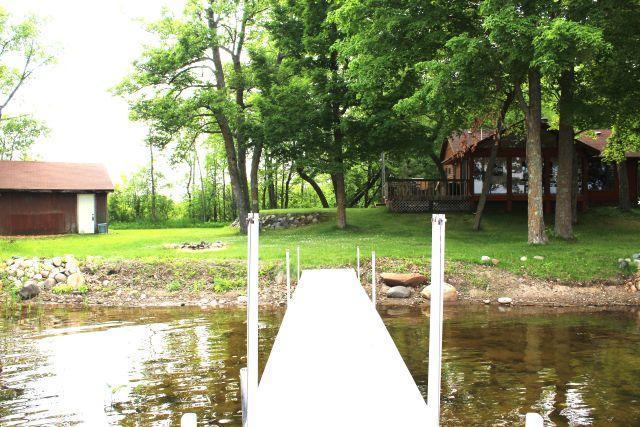 47393 209th Pl, Mcgregor, MN 55760 - dock area featuring a water view and a yard