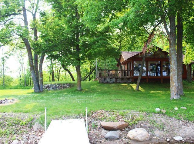 47393 209th Pl, Mcgregor, MN 55760 - view of grassy yard featuring a deck