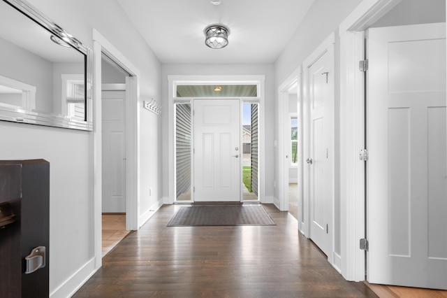 837 Towne Dr NE, Byron, MN 55920 - foyer with wood finished floors and baseboards