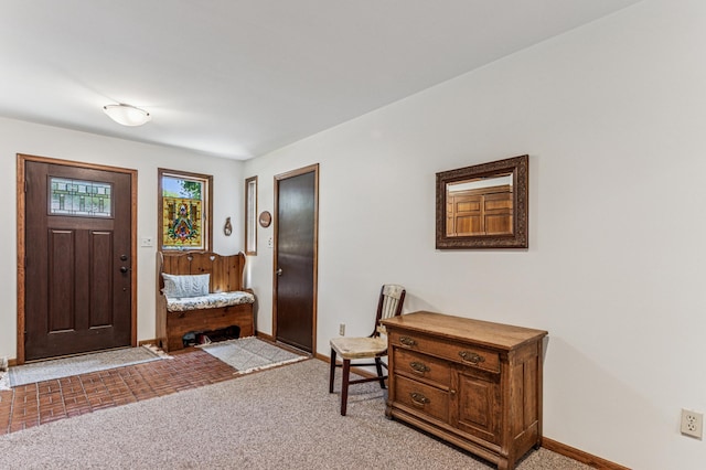 3703 Beard Ave N, Robbinsdale, MN 55422 - entrance foyer with baseboards and light carpet