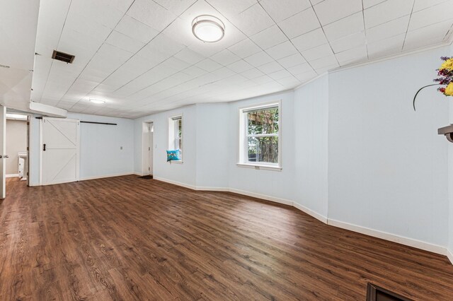 3703 Beard Ave N, Robbinsdale, MN 55422 - below grade area with dark wood finished floors
