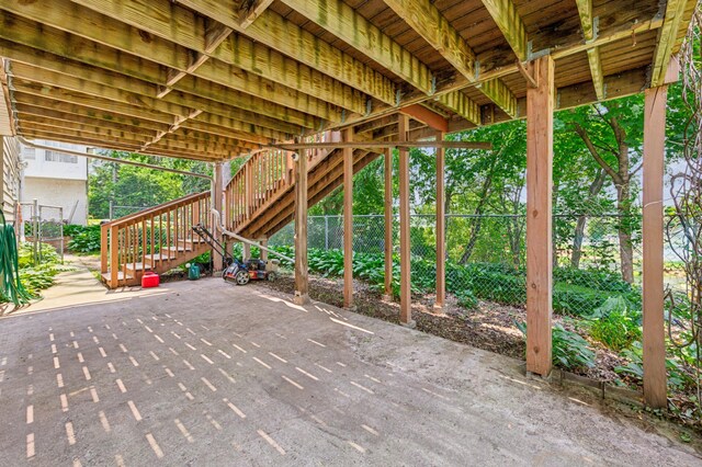 3703 Beard Ave N, Robbinsdale, MN 55422 - view of patio / terrace with stairway