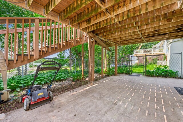 3703 Beard Ave N, Robbinsdale, MN 55422 - view of patio featuring a gate