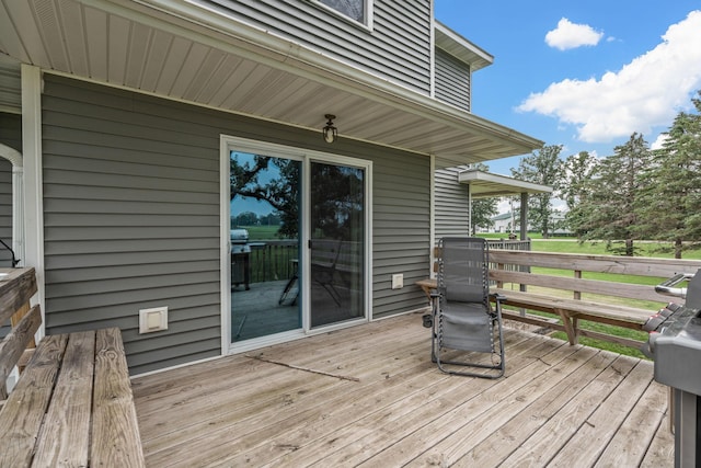 4193 Austin Rd, Owatonna, MN 55060 - view of wooden deck
