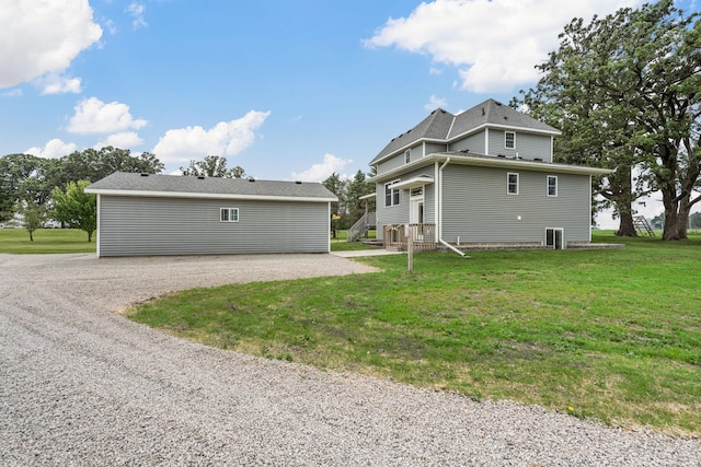 4193 Austin Rd, Owatonna, MN 55060 - view of property exterior with a yard