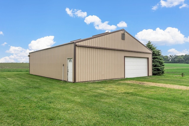 4193 Austin Rd, Owatonna, MN 55060 - detached garage with a view of rural / pastoral area