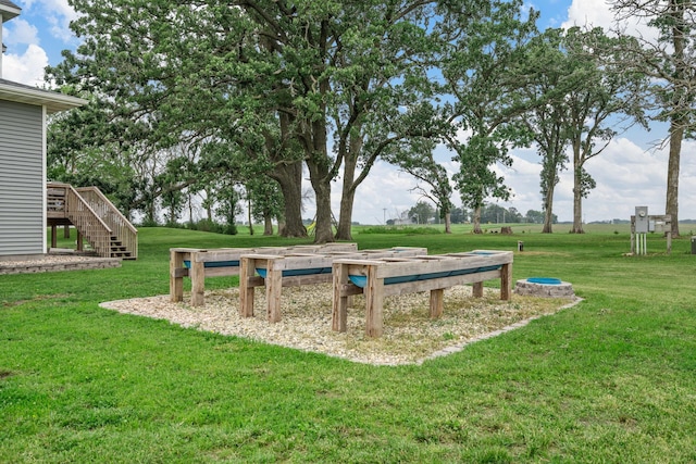 4193 Austin Rd, Owatonna, MN 55060 - view of green lawn with stairway