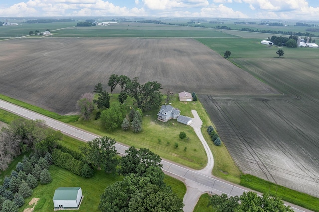 4193 Austin Rd, Owatonna, MN 55060 - aerial overview of property's location featuring rural landscape and large plots for crops