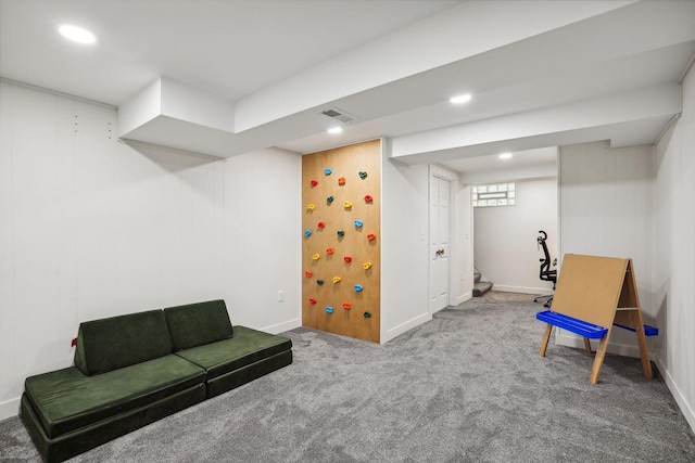 4210 Blaisdell Ave, Minneapolis, MN 55409 - sitting room with carpet and recessed lighting