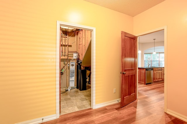 10725 Toledo Ln N, Brooklyn Park, MN 55443 - hallway with light wood-style floors