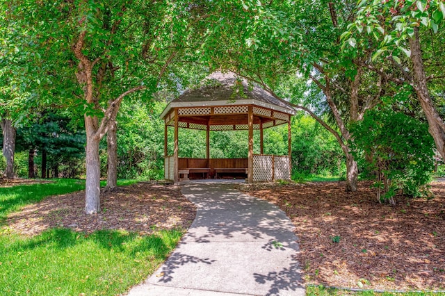 10725 Toledo Ln N, Brooklyn Park, MN 55443 - view of home's community with a gazebo and driveway