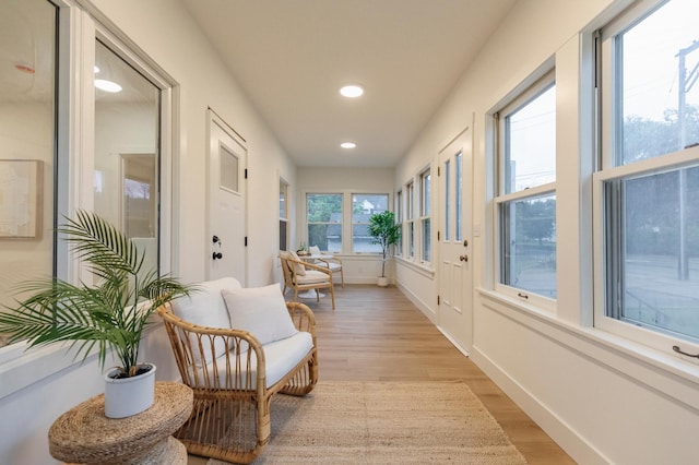 212 Diamond Lake Rd, Minneapolis, MN 55419 - hallway with light wood-type flooring and recessed lighting