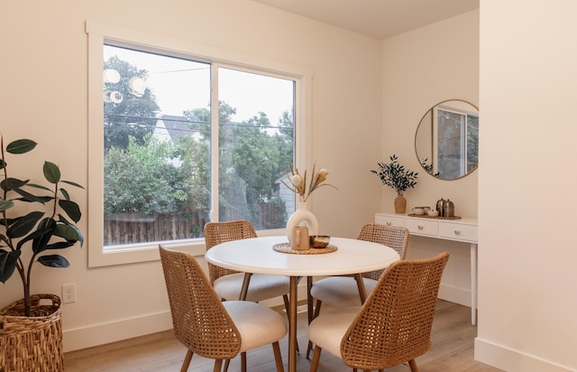 212 Diamond Lake Rd, Minneapolis, MN 55419 - dining area with light wood finished floors and baseboards