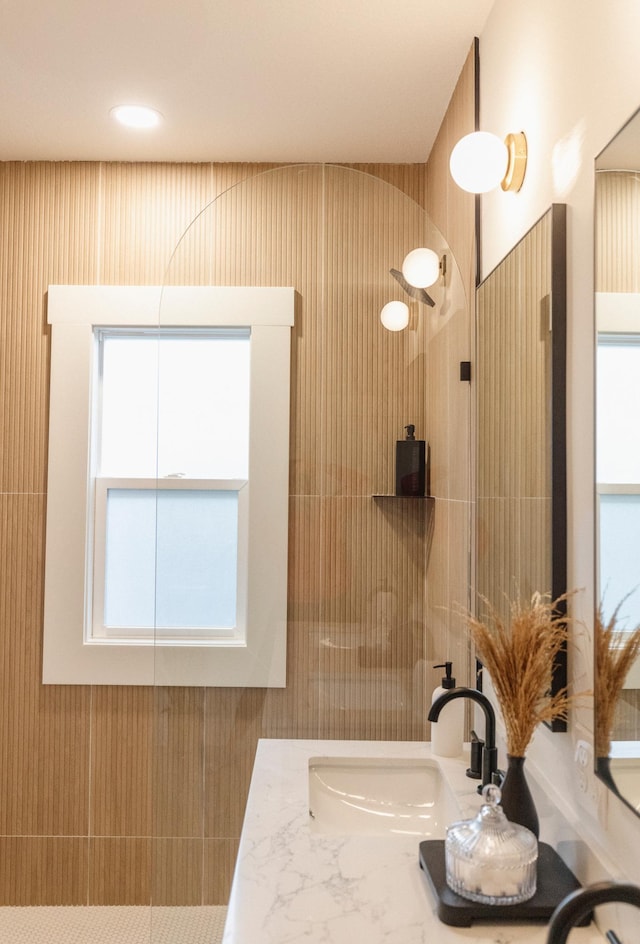 212 Diamond Lake Rd, Minneapolis, MN 55419 - full bath featuring vanity and plenty of natural light