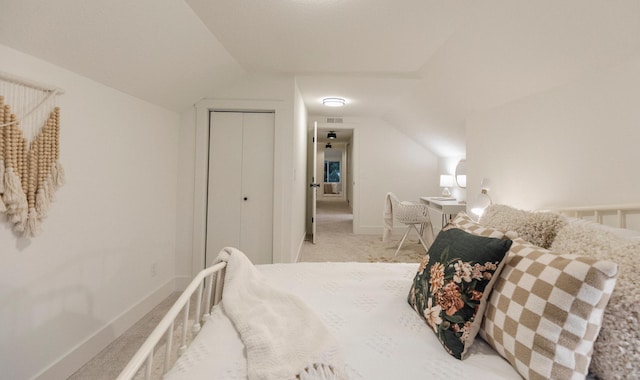 212 Diamond Lake Rd, Minneapolis, MN 55419 - carpeted bedroom featuring lofted ceiling and a closet