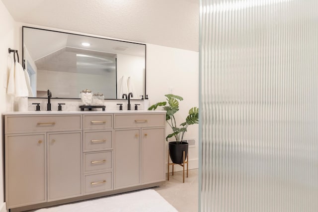 212 Diamond Lake Rd, Minneapolis, MN 55419 - bathroom with double vanity and recessed lighting