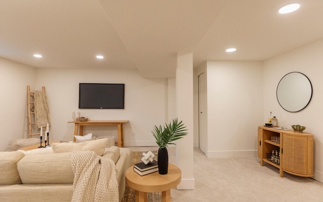 212 Diamond Lake Rd, Minneapolis, MN 55419 - living room with recessed lighting and light colored carpet