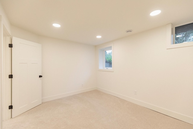 212 Diamond Lake Rd, Minneapolis, MN 55419 - below grade area featuring recessed lighting and light carpet