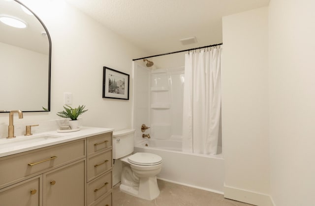 212 Diamond Lake Rd, Minneapolis, MN 55419 - full bathroom with vanity, shower / bath combination with curtain, and tile patterned floors
